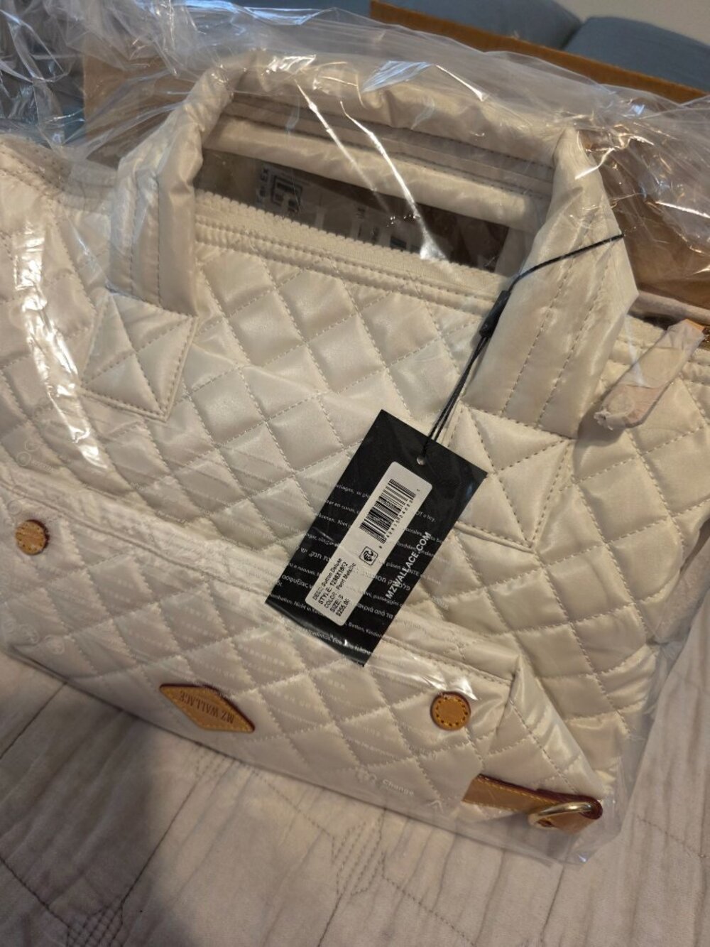 MZ Wallace Small Sutton White Pearl BNWT - Picture 8 of 13